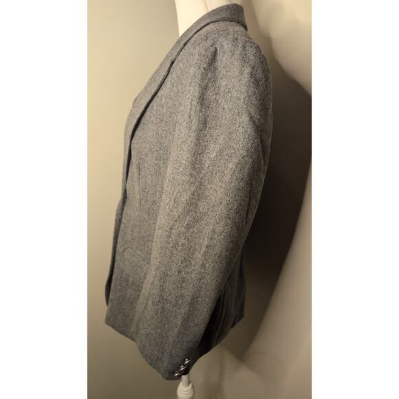 Vintage classic gray Pendleton wool blazer 12 - Picture 6 of 10